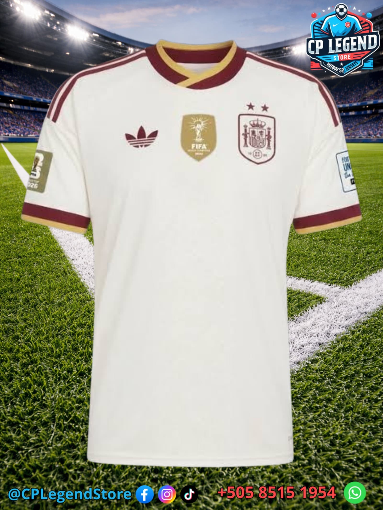 España Bicampeona Visitante